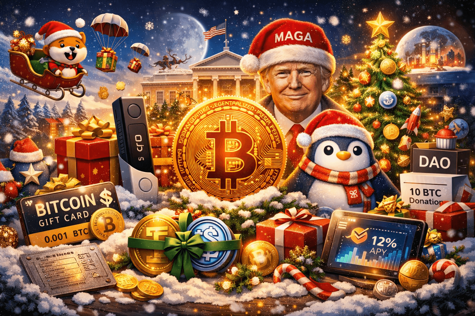 crypto christmas - crypto and christmas 2025: festive gifts, airdrops, and holiday hodling strategies