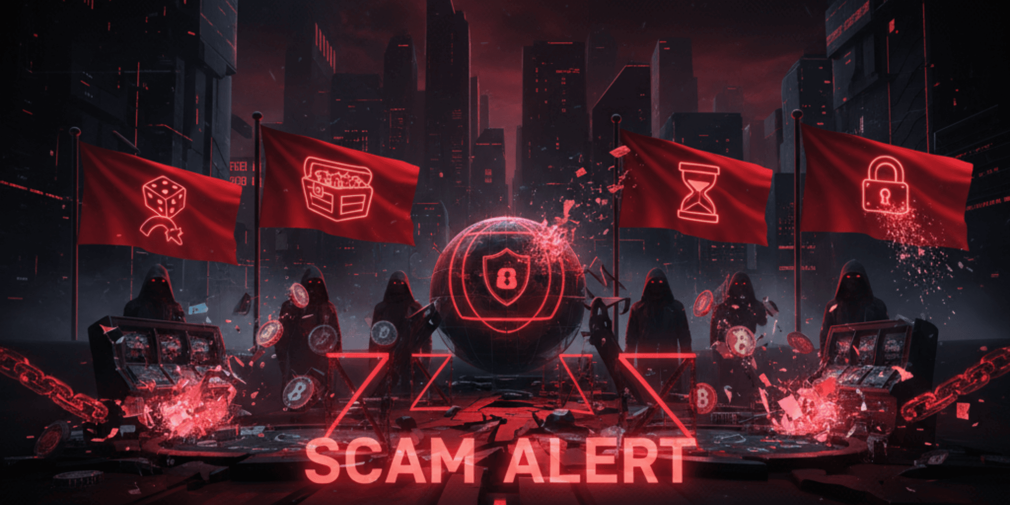 flags online - 5 red flags of online crypto casinos: protect your wallet from scams